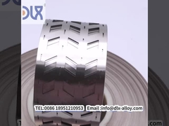 Bandes d'alliage de nickel avec une structure cristalline cubique centrée sur la face pour une conductivité électrique supérieure