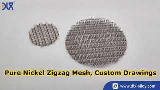 Améliorez la production d'hydrogène en dessinant une maille d'écoulement en zigzag en nickel pur personnalisée
