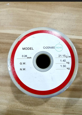 Bon prix Le chauffage électrique en gros nickellent le fil de résistance du nichrome 80 de Chrome Cr20Ni80 à vendre en ligne