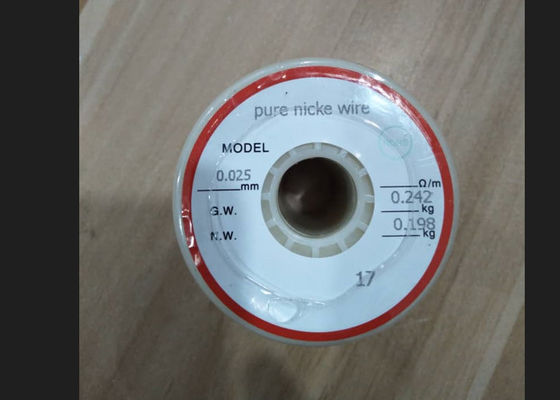 Bon prix 0.025 mm fil de nickel 200 avec 99,2% de nickel pour les applications industrielles en ligne