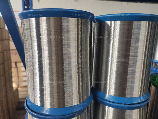 Bon prix Fil annealied lumineux PUR de nickel du FIL de NICKEL de DLX (NI200 NI201) UNS NO2201 0.025MM en ligne