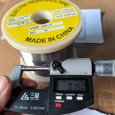 Bon prix Résistance à la corrosion Fil métallique nickel pur haute pureté 99,9% épaisseur 0,025 mm en ligne