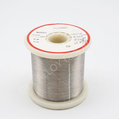 Bon prix Fil de résistance Cr20Ni80 haute performance pour la production d'hydrogène par électrolyse de l'eau en ligne