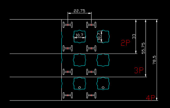 Bon prix corrosif pur de la bande 8p de nickel de distance de lancement de 18.5mm anti en ligne