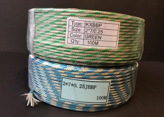 Bon prix Type vert du câble d'extension de K KXBBP 2*7/0.25 en ligne